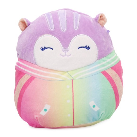 Squishmallows Other - NWT Sydnee the Squirrel 8in Squishmallow Series 42 w/ Rainbow Fake Pjs